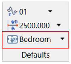 Group symbols in rooms