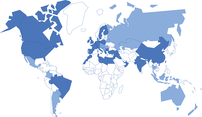 Carte des filiales IGE+XAO