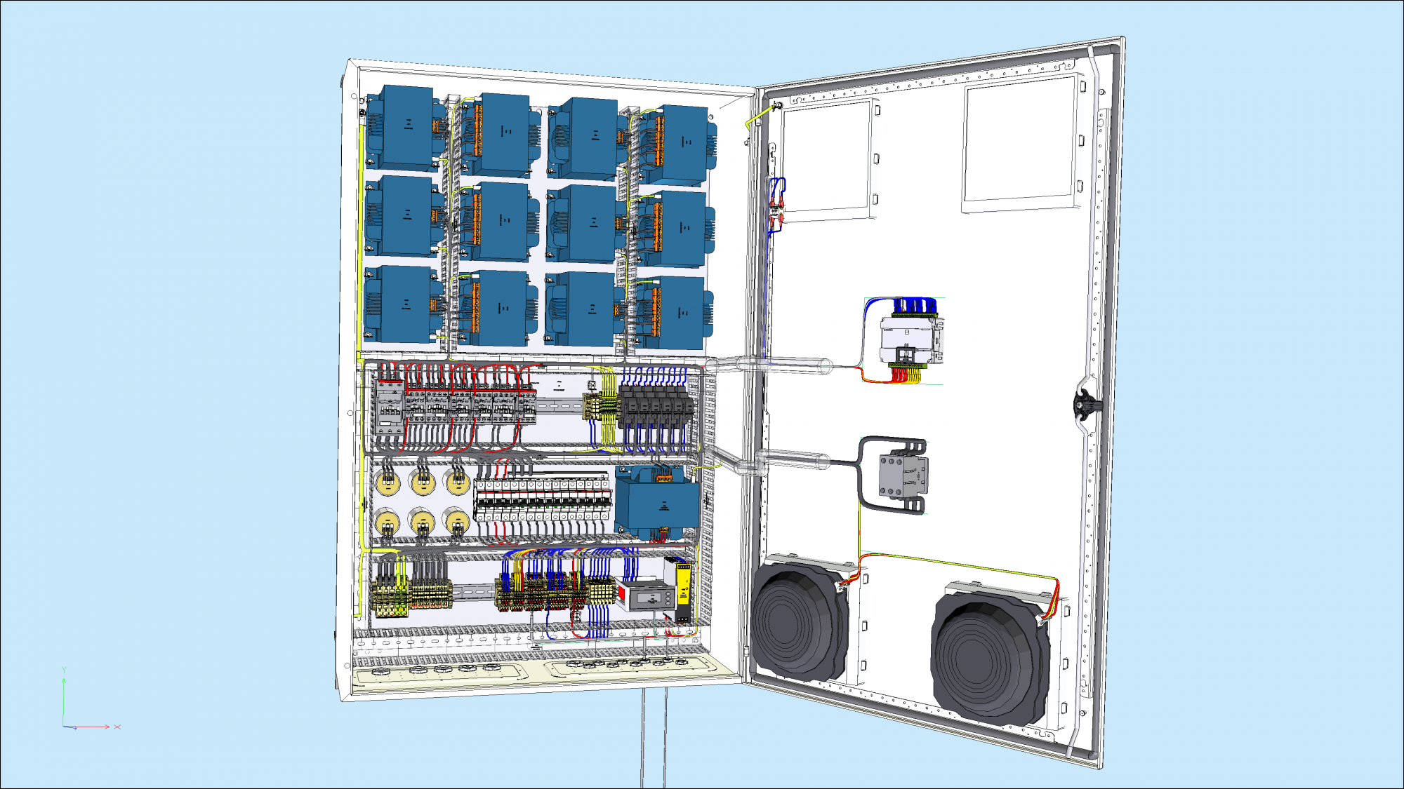 Screen shot of SEE Electrical 3d Panel+