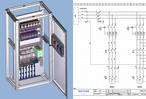 Screenshot of SEE Electrical an electrical design software