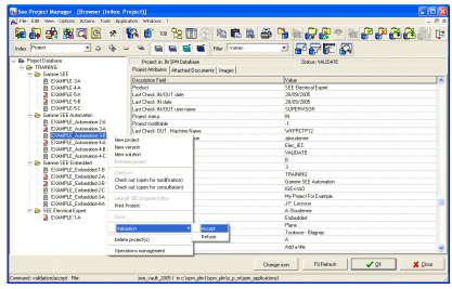 SEE Project Manager CATIA V5 EXCHANGE
